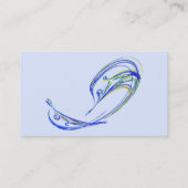 Carte De Visite Fractale - Dauphin (Dos)