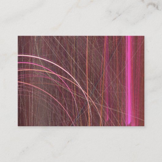 Carte De Visite Fractale de flamme 02 (Devant)