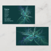 Carte De Visite Fractale d'énergie psychique (Devant / Derrière)