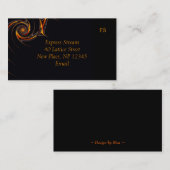 Carte de visite fractale en fil barbelé (Devant / Derrière)