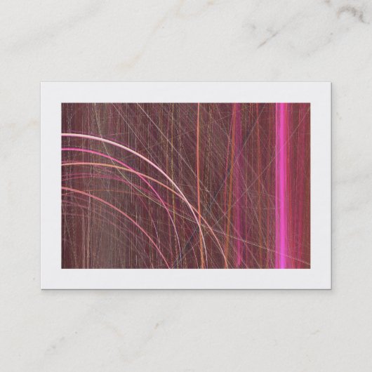 Carte De Visite Fractale flamme 02 (bordé) (Devant)