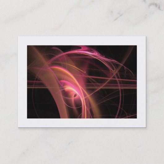 Carte De Visite Fractale flamme 03 (bordé) (Devant)
