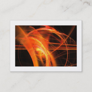 Carte De Visite Fractale flamme 06 (bordé)
