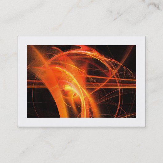 Carte De Visite Fractale flamme 06 (bordé) (Devant)