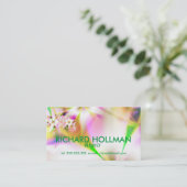 Carte De Visite fractale florale (Debout devant)