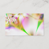Carte De Visite fractale florale (Dos)