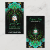 Carte de visite fractale Magic Garden (Devant / Derrière)