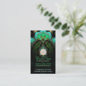 Carte de visite fractale Magic Garden (Debout devant)