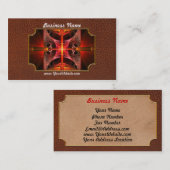 Carte De Visite Fractale - Science - Fusion froide (Devant / Derrière)