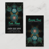 Carte de visite fractale TriSheelz (Devant / Derrière)