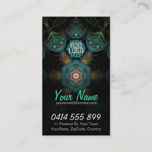 Carte de visite fractale TriSheelz (Devant)