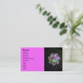 Carte De Visite fractales colorées (Debout devant)