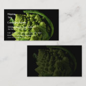 Carte De Visite Fractales de brocoli de Romanesco (Devant / Derrière)