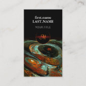 Carte De Visite Fractionner l'art Abstrait (Devant)