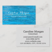 Carte De Visite Fraîche Conception de l'agent de voyage Simple Pho (Devant / Derrière)