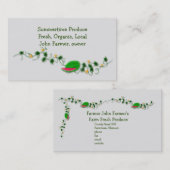 Carte De Visite Fraîche Modèle à la pastèque (Devant / Derrière)