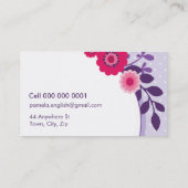 CARTE DE VISITE FRAIS BLANC :: éclairé 2 (Dos)