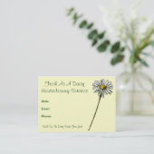 Carte De Visite Frais comme marguerite : Services faisants le (Debout devant)