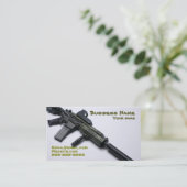 carte de visite frais d'armes à feu de camo (Debout devant)