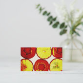 carte de visite frais de bar à jus de fruit génial (Debout devant)