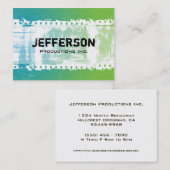 Carte de visite frais de Grunge Style Large (Devant / Derrière)