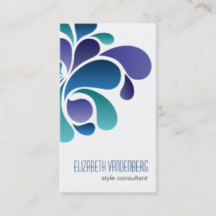 Carte de visite frais de mouvement de mod