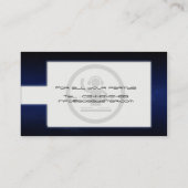 Carte de visite frais d'icône de lueur de logo du (Dos)