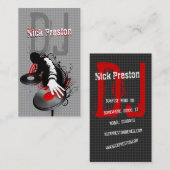 Carte de visite frais du DJ (Devant / Derrière)