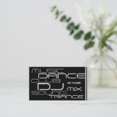 Carte de visite frais du DJ (Debout devant)