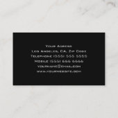 Carte de visite frais du DJ (Dos)