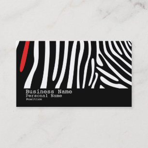 Carte de visite frais moderne de style de peau de