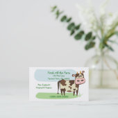 Carte De Visite Frais outre de la ferme (Debout devant)