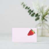 Carte De Visite Fraise (Debout devant)