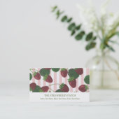 Carte De Visite Fraise (Debout devant)