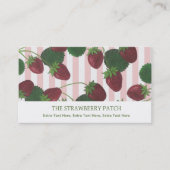 Carte De Visite Fraise (Devant)