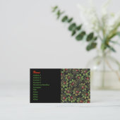 Carte De Visite fraise (Debout devant)