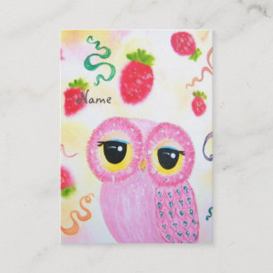 Carte De Visite Fraise de fraise