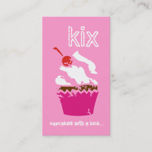 Carte De Visite Fraise de petit gâteau de 311 Kickin