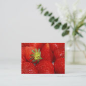 Carte De Visite Fraises ! (Debout devant)