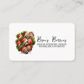 Carte De Visite Fraises Dipped recouvertes de chocolat Baies (Devant)