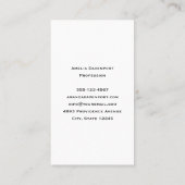 Carte De Visite Fraises fraîches cuites dans un seau (Dos)