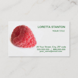 Carte De Visite Framboise