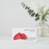 Carte De Visite Framboise (Debout devant)