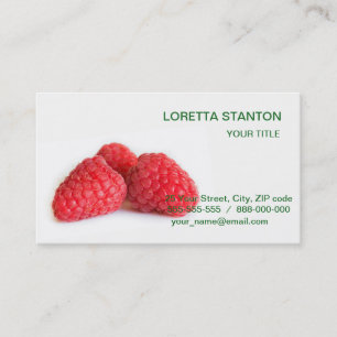 Carte De Visite Framboise