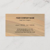 Carte De Visite Frame beige Grillé (Dos)