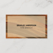 Carte De Visite Frame beige Grillé (Devant)