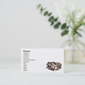 Carte De Visite FramingDecisionCard, nom, adresse 1, adresse 2… (Debout devant)
