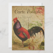 Carte de visite français de carte postale (Dos)