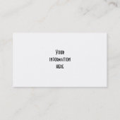 Carte de visite français de cartes postales de (Dos)