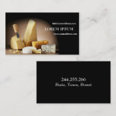 Carte De Visite Français savoureux de nourriture de vente de (Devant / Derrière)